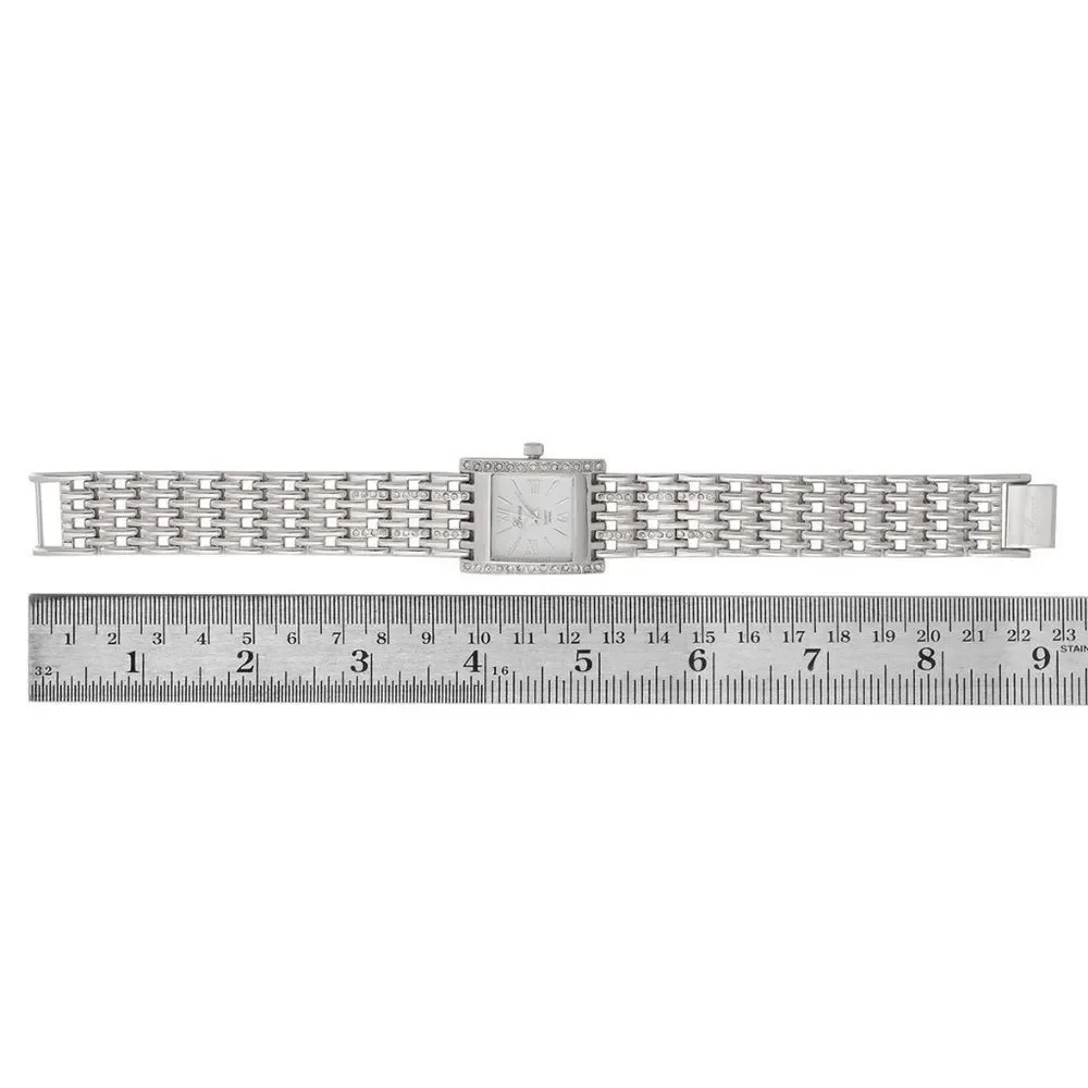 GEONA Watch Austrian Crystal Silver